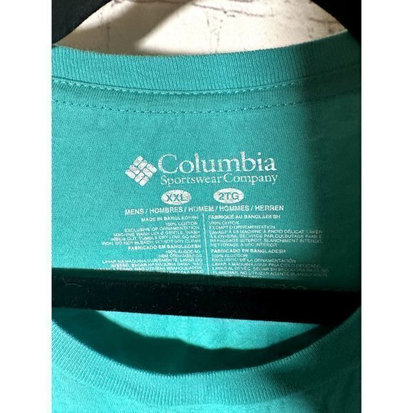 COLUMBIA PERFORMANCE FISHING GEAR MENS SHORT SLEEVE SHIRT (XXL) EUC E-48 - Picture 3 of 5